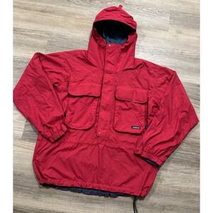 Vintage Y2K Patagonia SST Red Skanorak Anorak Jacket Large Kayak Fish Rain